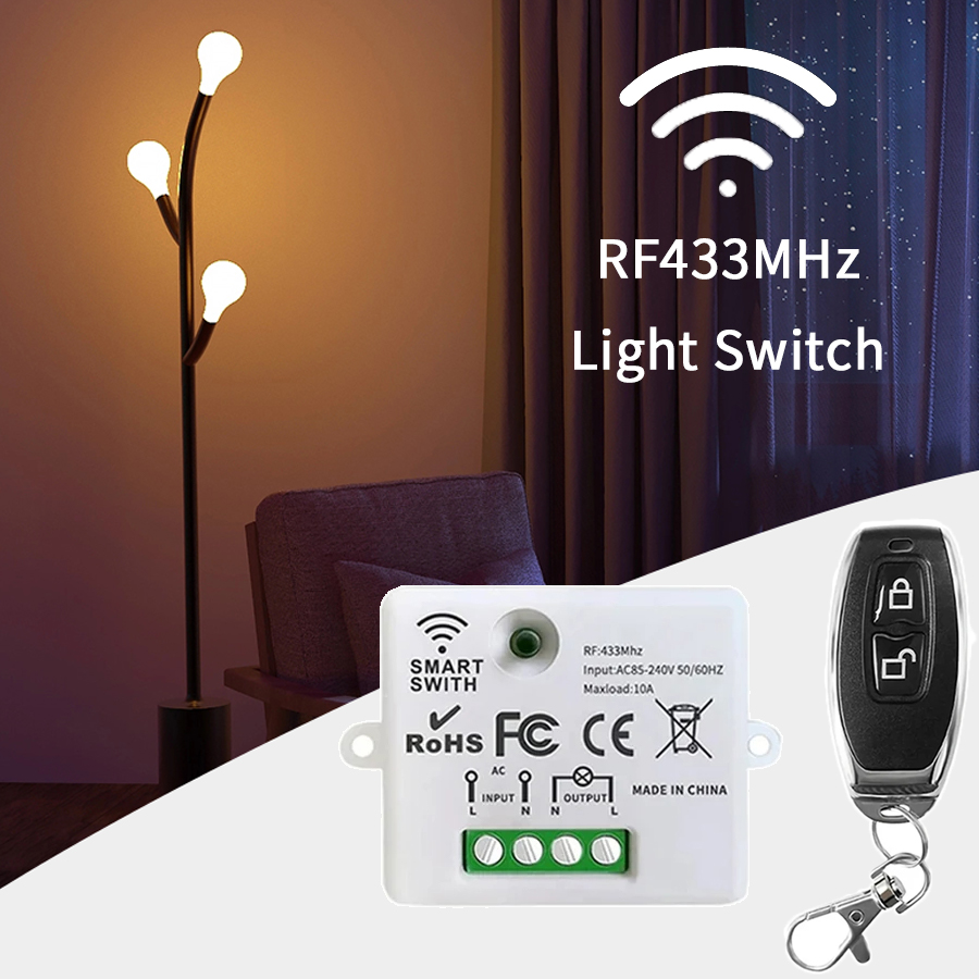 Smart Home Miniature - Bezprzewodowy przełącznik zdalnego sterowania RF 433MHz