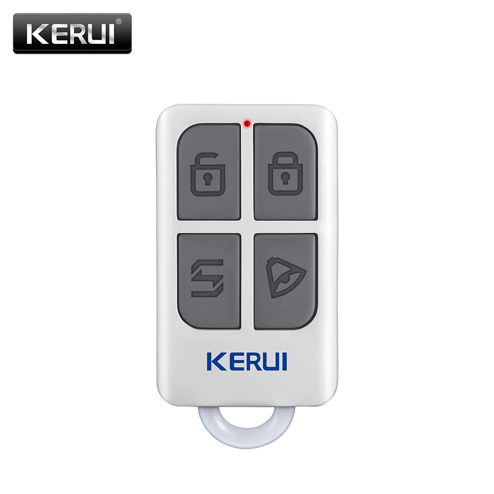 Smart Home Security System - KERUI bezprzewodowy, wysokowydajny przenośny pilot 4-przyciskowy