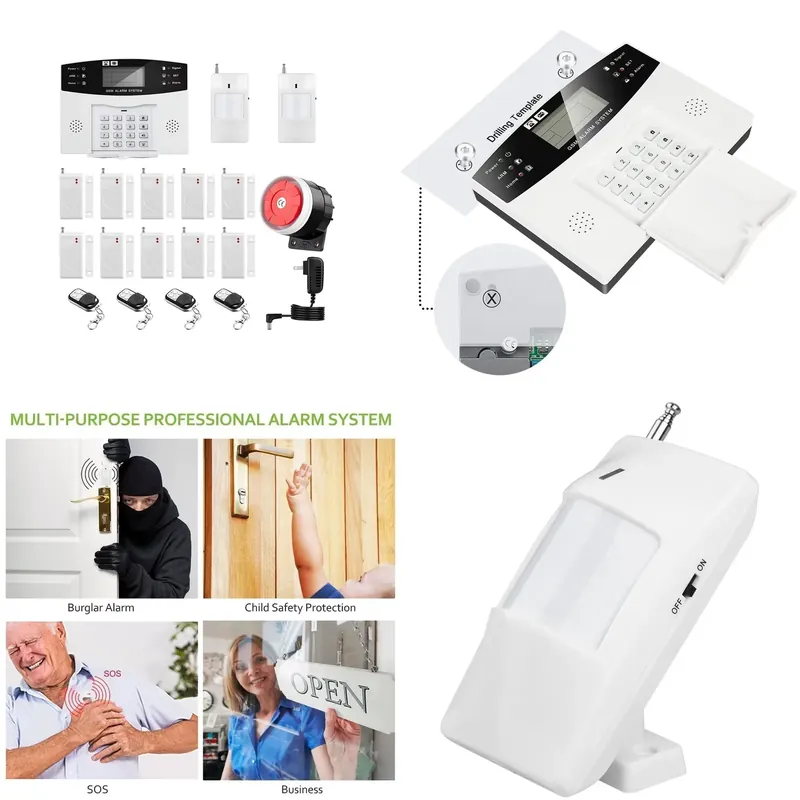 Smart Home Security System - Zestaw alarmowy do domu z automatycznym