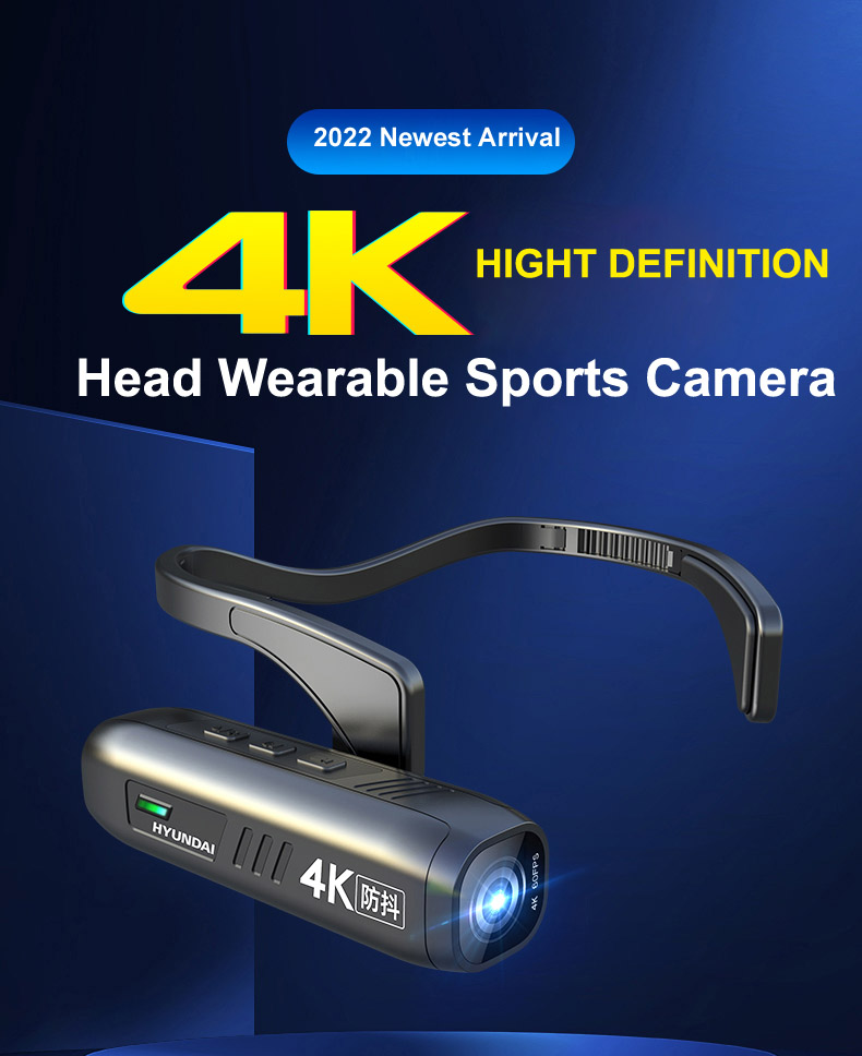 Smart Home Miniature - Inteligentna kamera sportowa 5K do noszenia