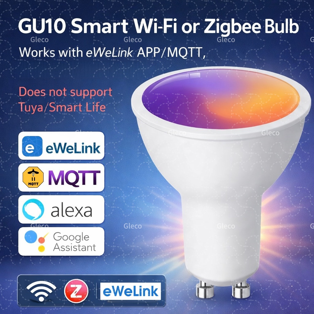 Smart Home Samsung - Żarówki LED Ewelink GU10 Zigbee, inteligentne