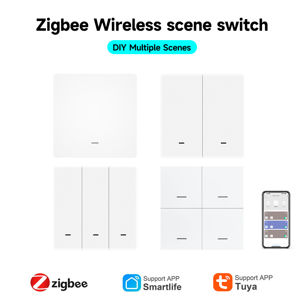 Smart Home Knx - Tuya ZigBee 3.0 inteligentny przełącznik sceny