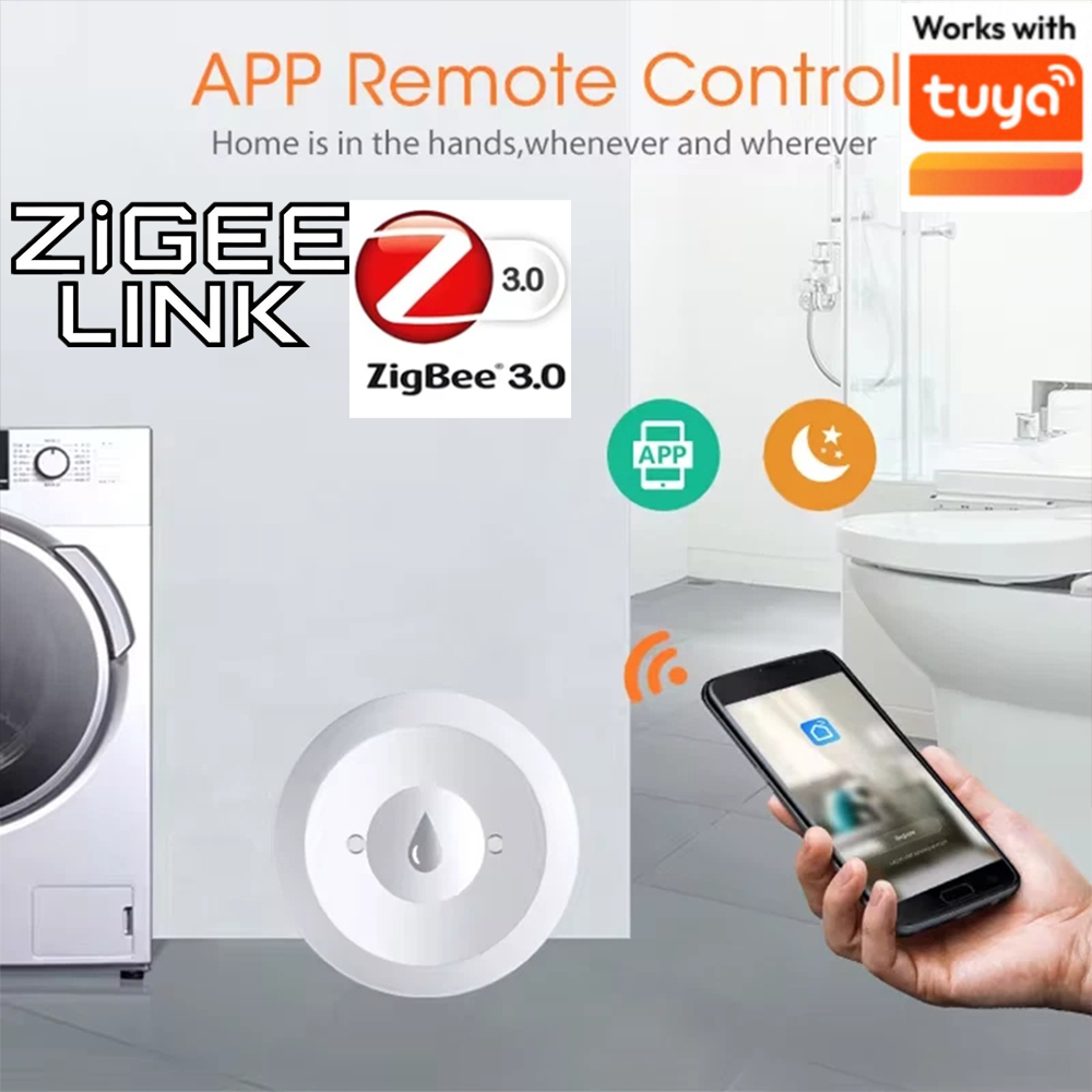 Smart Home Security System - Czujnik wycieku wody Tuya ZigBee 3.0,