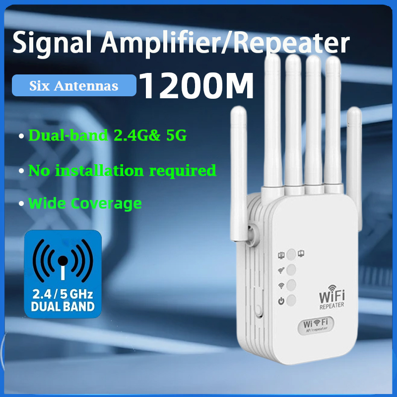 Smart Home Router - KATORD 1200Mbps Bezprzewodowy Wzmacniacz WiFi 2.4G&5G
