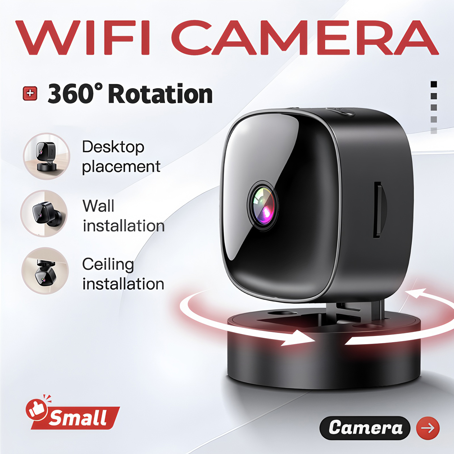 Smart Home Battery Camera Ezviz - A9 1080P HD Mini Kamera Monitoringu