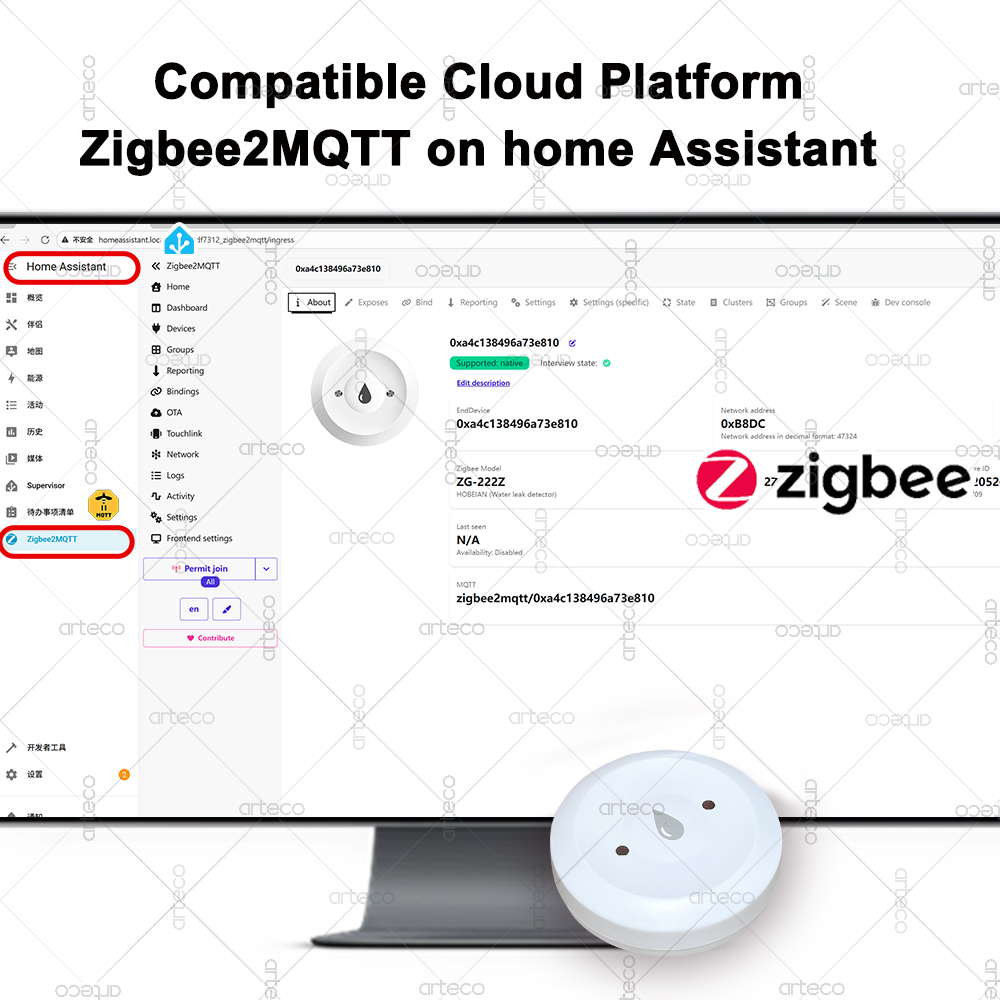Czujnik zalania Tuya Smart Zig – Smart Home Gateway recenzja i cena