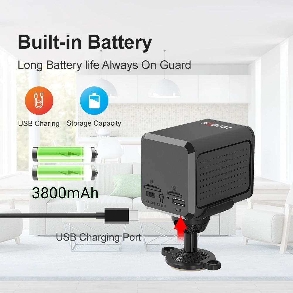 Tahlitech 5MP 4G SIM Mini kame – Smart Home Battery Camera Ezviz recenzja i cena