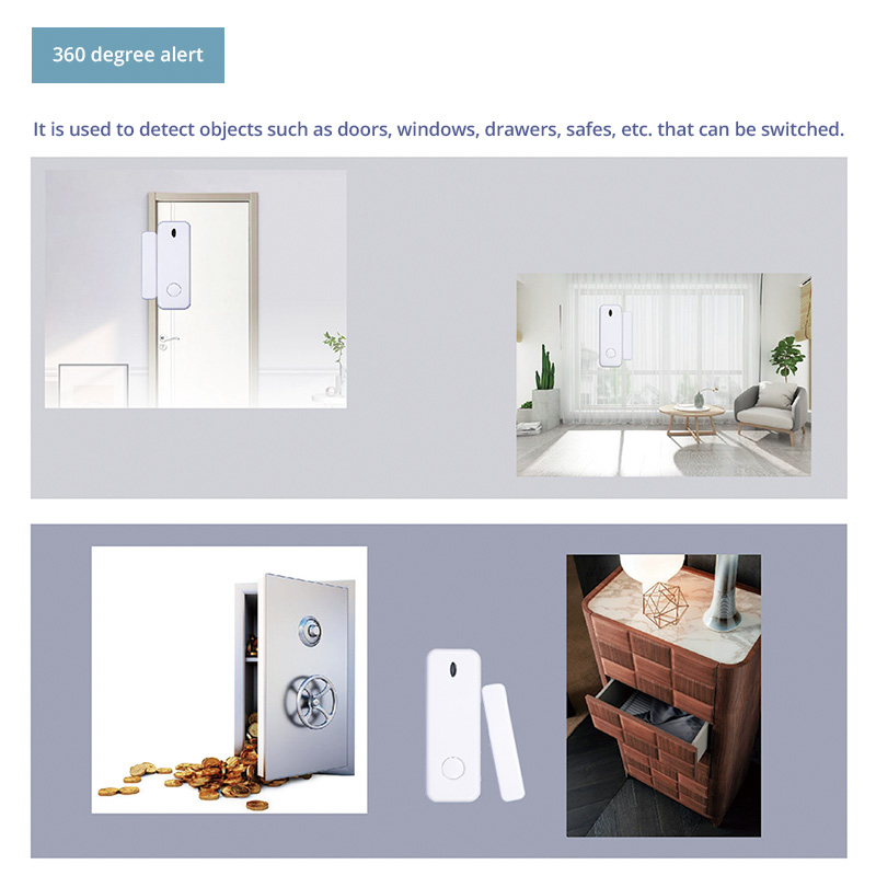 D10 czujnik drzwi okiennych Al – Smart Home Security System recenzja i cena