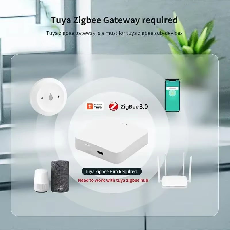 Czujnik wycieku wody Tuya ZigB – Smart Home Security System recenzja i cena