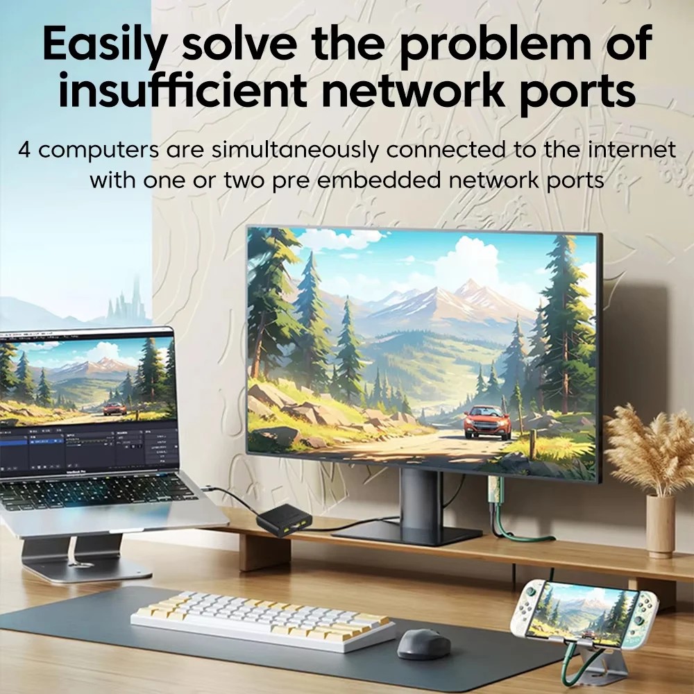 KEBIDU 5-portowy 1000Mbps Giga – Smart Home Router recenzja i cena