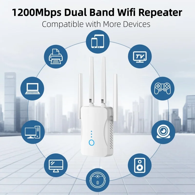 Wzmacniacz WiFi Dual Band 1200 – Smart Home Router recenzja i cena