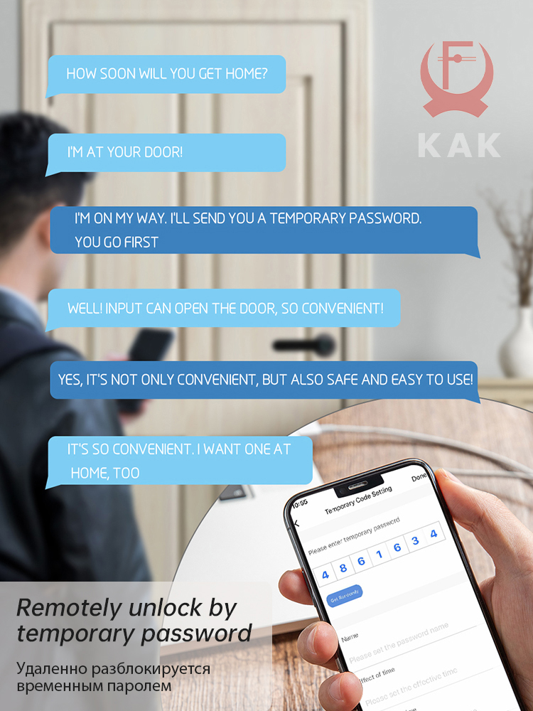 KAK Inteligentny zamek do drzw – Smart Home Registration recenzja i cena