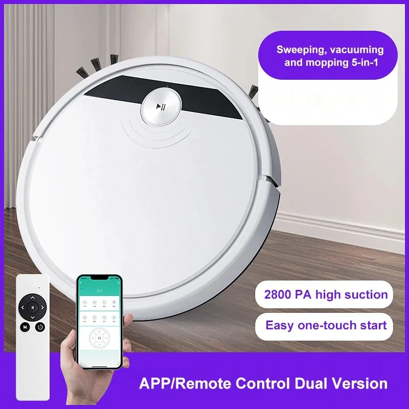 NOWY 2800PA 3-w-1 RS800 z pilo – Smart Home Robot recenzja i cena